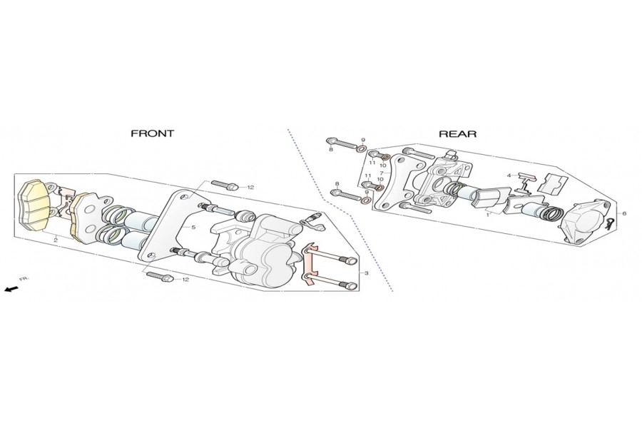 DAELİM NC 125 ON FREN BALATASI DAELİM NC 125 ON FREN BALATASI