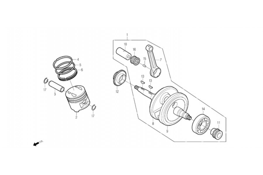 DAELİM SQ 125 PISTON DAELİM SQ 125 PISTON