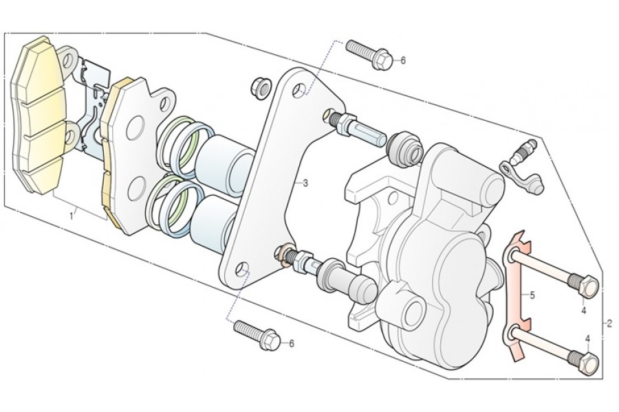 DAELİM YC 125 ON FREN BALATASI DAELİM YC 125 ON FREN BALATASI