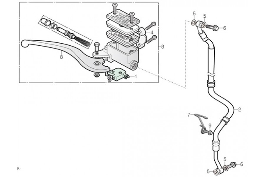 DAELİM YC 125 ON FREN LEVYESI DAELİM YC 125 ON FREN LEVYESI