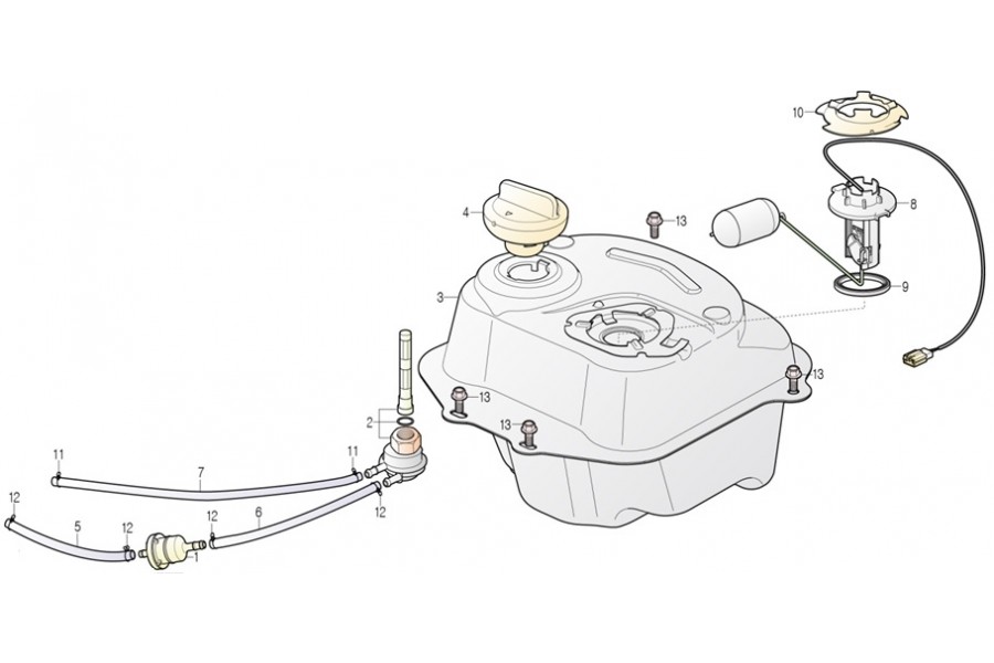 DAELİM YC 125 YAKIT MUSLUGU DAELİM YC 125 YAKIT MUSLUGU