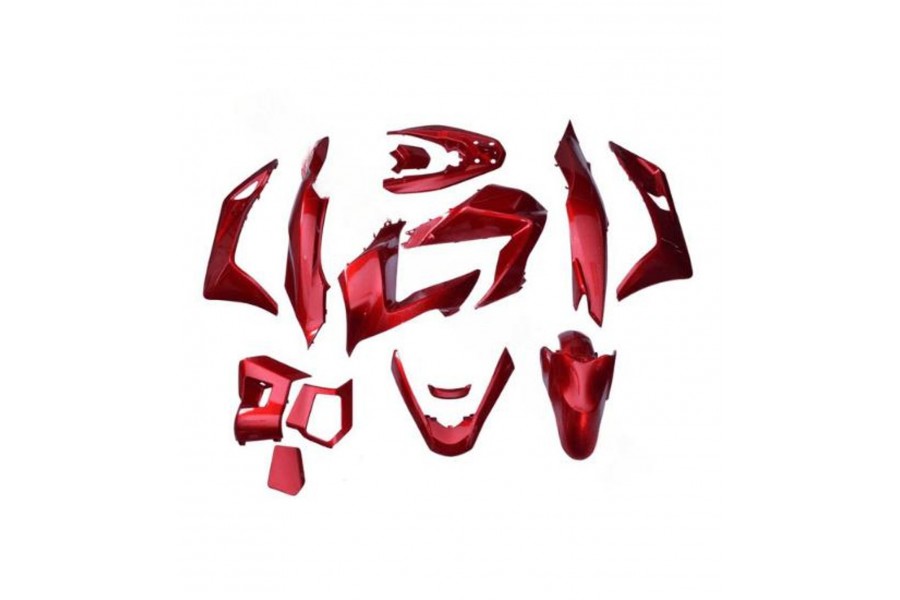 HONDA PCX KAPORTA SETİ BORDO 2013-17 (14 PARÇA)