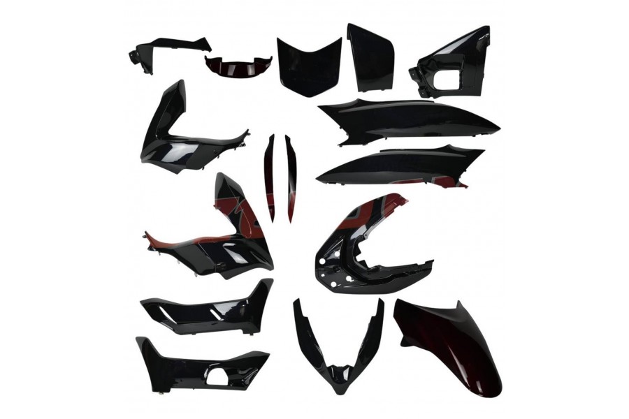 HONDA PCX KAPORTA SETİ SİYAH 2018-19 (16 PARÇA)