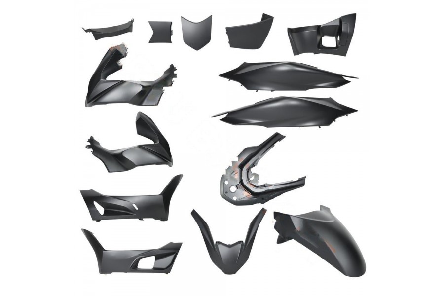 HONDA PCX KAPORTA SETİ SİYAH 2020-24 (14 PARÇA)