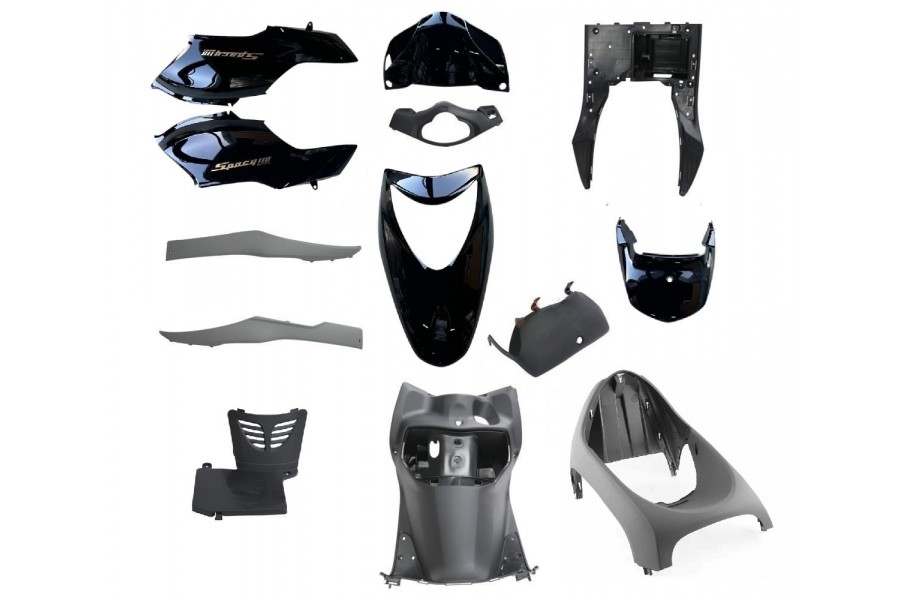 SPACY 110 KAPORTA SETİ SİYAH 13 PARÇA