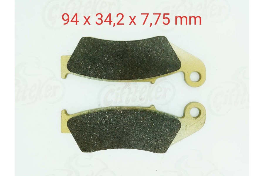 &Ouml;N FREN DİSK BALATASI FA185 HONDA NX 4 FALCON-CRF 250 X-400 X- KAWASAKİ KX 250-YAMAHA WR 250 F-450 F