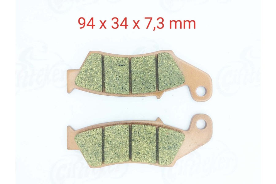 &Ouml;N FREN DİSK BALATASI FA185 HONDA NX 4 FALCON-CRF 250 X-400 X- KAWASAKİ KX 250-YAMAHA WR 250 F-450 F