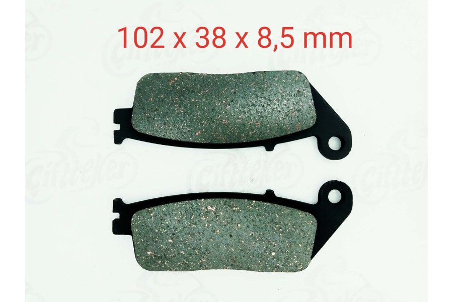 &Ouml;N FREN DİSK BALATASI FA142 HONDA CBR 250-CB 650 F -SUZUKİ GW 250 İNAZUMA - KYMCO XCİTİNG-500