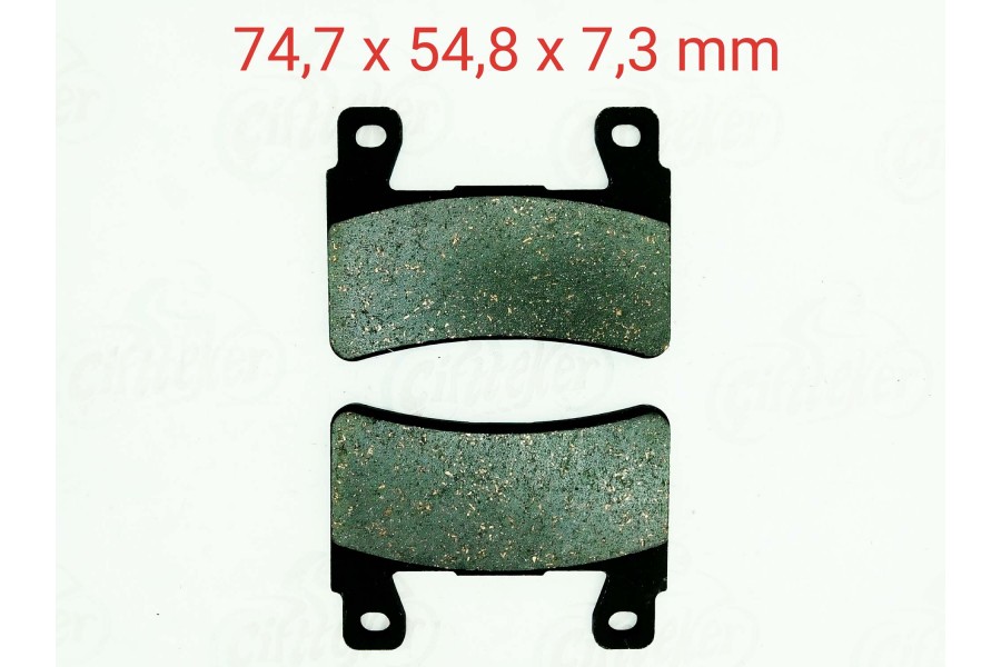 &Ouml;N FREN DİSK BALATASI FA265 FA296 GOLD HONDA CBR 600 RR(2003-2004) CB 1100-1300-CBR 600 F ZX-6R