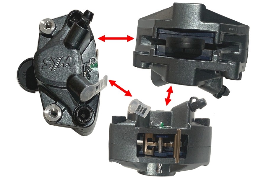 SYM MMBCU 160 KALIPER ARKA FREN ALT SİYAH