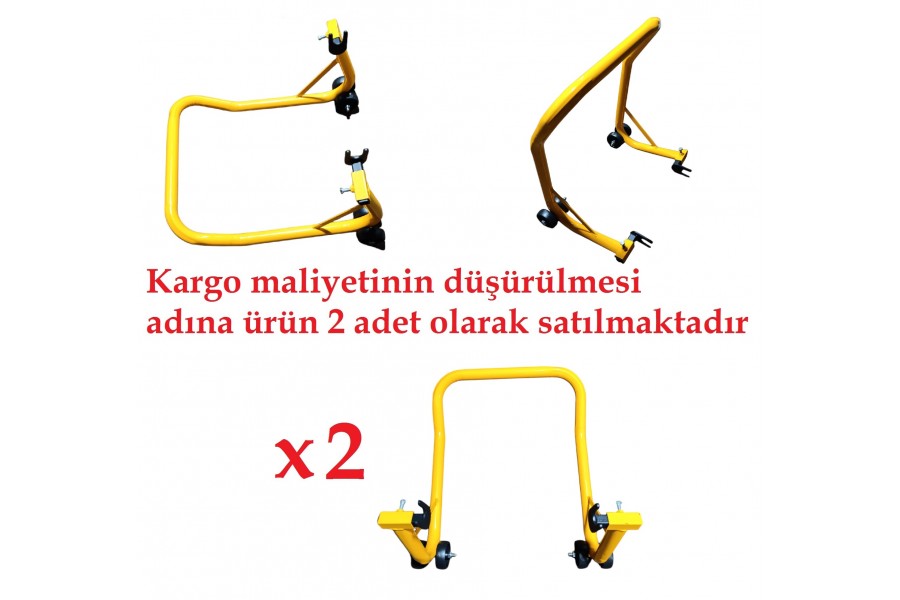 MOTOSİKLET KALDIRMA SEHPASI A KALİTE SARI (2 ADET) (32-2 mm BORU KALINLIĞI) MOTOSİKLET KALDIRMA SEHPASI A KALİTE SARI (2 ADET) (32-2 mm BORU KALINLIĞI)