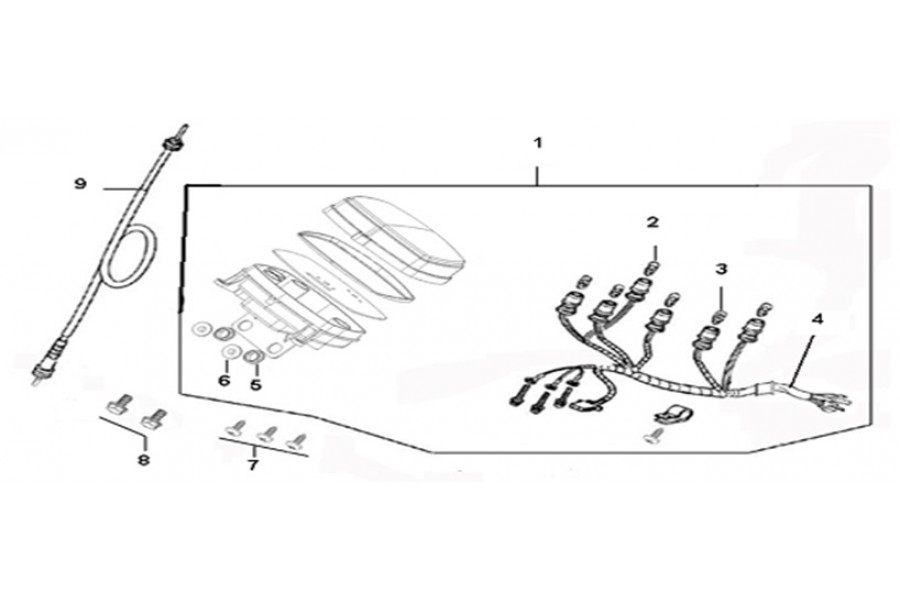 ASYA 100 SCT KILOMETRE SAATI KOMPLE 