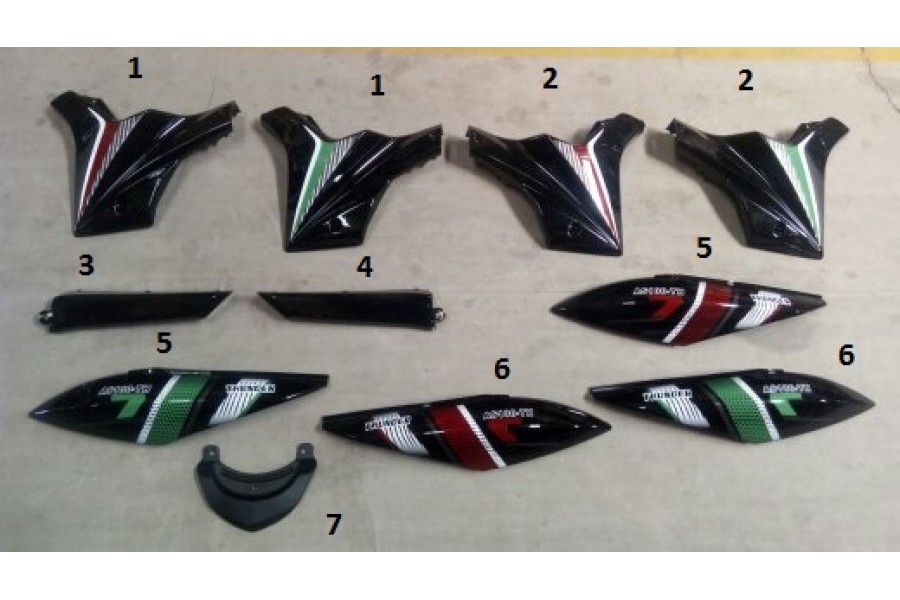 ASYA TURKCUB ZF100-7 DIS GRNJ.ARKA GOVDE SAG YESIL 