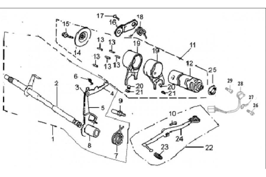 ASYA TURKCUB ZF100-7 VITES DEGISTIRME KAM MILI KOMPLE ASYA TURKCUB ZF100-7 VITES DEGISTIRME KAM MILI KOMPLE