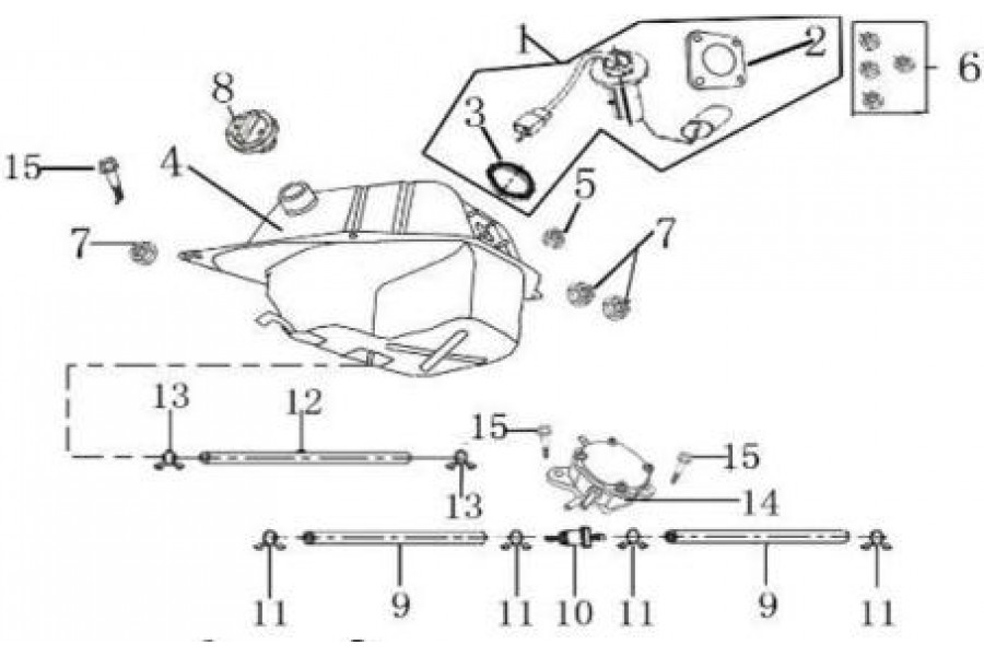 ASYA ARMADA 250 YAKIT DEPOSU ASYA ARMADA 250 YAKIT DEPOSU
