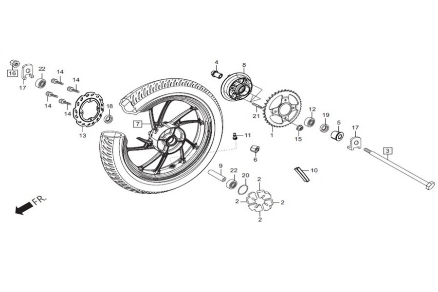 HERO HUNK 200R SOMUN 14 MM 