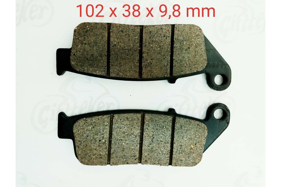 &Ouml;N FREN DİSK BALATASI FA142 Z-ONE 180 ZONTES S250