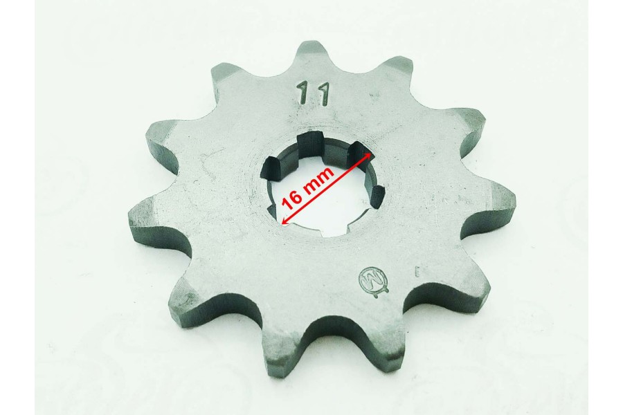 YAMAHA DT 50 &Ouml;N DİŞLİ 428-11T İ&Ccedil; 16 mm &Ouml;M