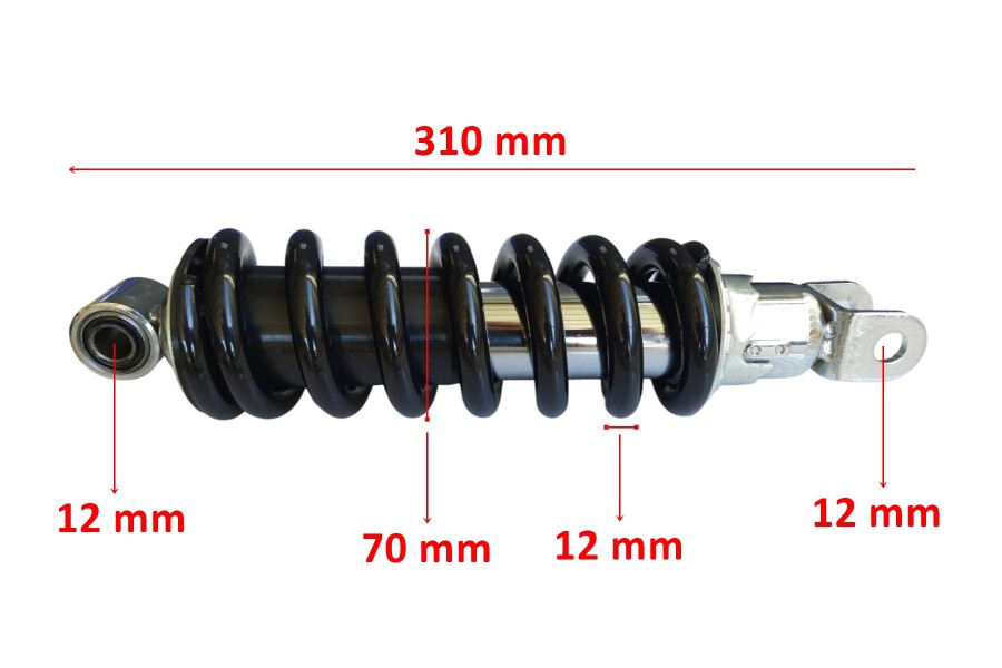 CROSS 250 FAZER ARKA AMORTİS&Ouml;R 320 mm TEK &Ccedil;ATAL 