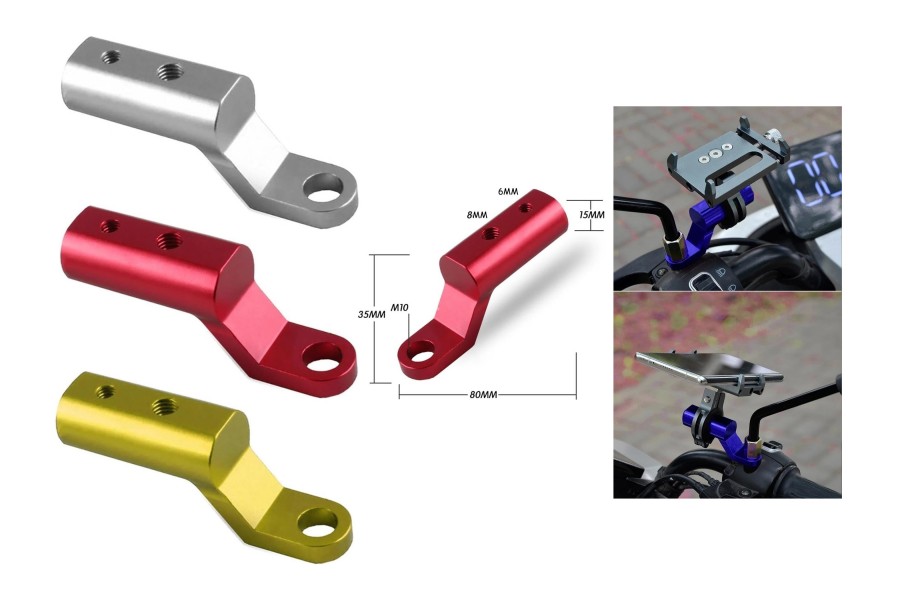 AYNA UZATMA BRAKETİ AL&Uuml;MİNYUM KARIŞIK RENK