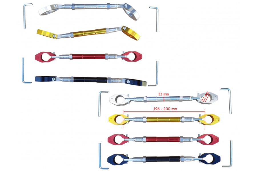 DEKORATİF GİDON BARI AL&Uuml;MİNYUM KARIŞIK RENK