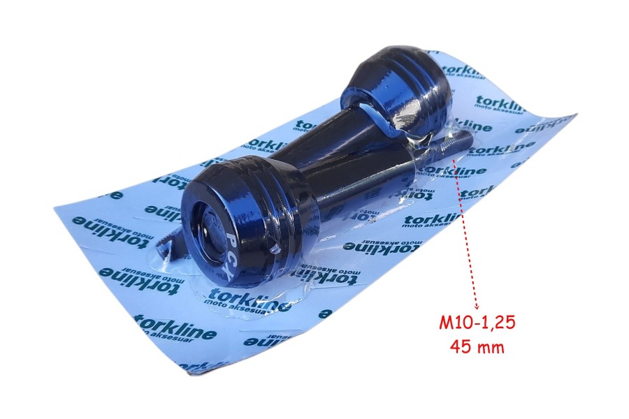 PCX EGZOZ KORUMA TAKOZU AL&Uuml;MİNYUM SİYAH 2 Lİ