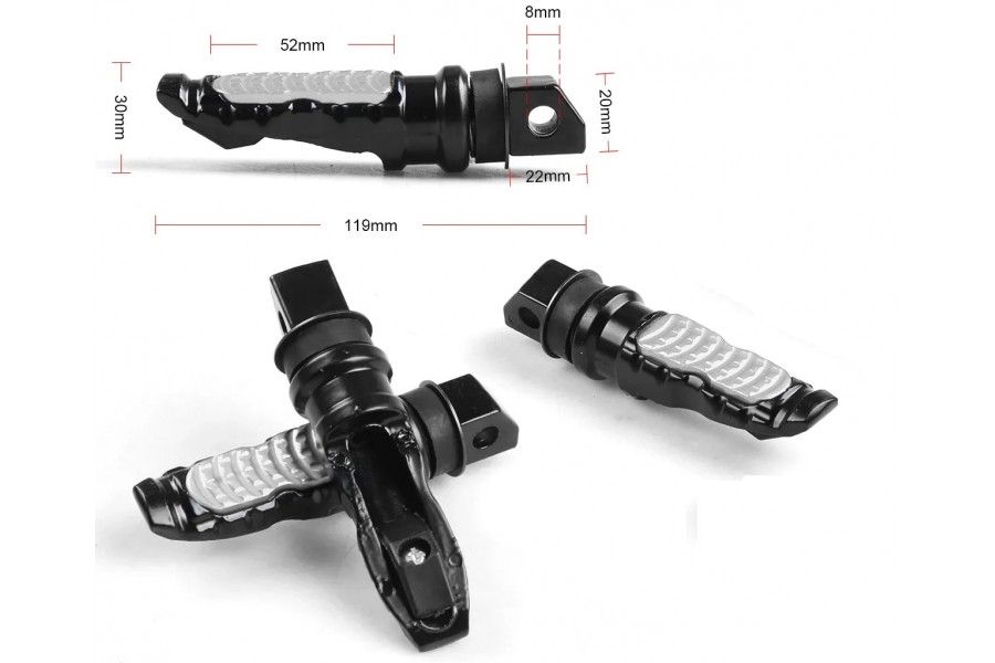 ARKA BASAMAK ALÜMİNYUM KROM-SİYAH ARKA BASAMAK ALÜMİNYUM KROM-SİYAH