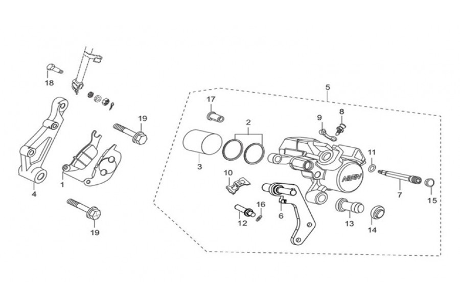 HERO THRİLLER ON FREN ALT MERKEZ PISTON KECE HERO THRİLLER ON FREN ALT MERKEZ PISTON KECE