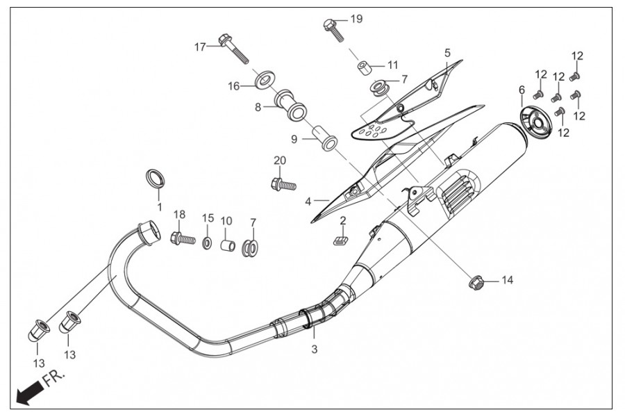 HERO THRİLLER EGZOZ MUHAFAZA ARKA HERO THRİLLER EGZOZ MUHAFAZA ARKA