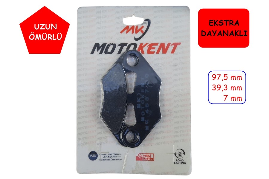 ATV LİNHAİ &Ouml;N FREN DİSK BALATASI (VİPTRAC ARKA) MTK FA453 CF TERRALENDER 500-625-800 &Ouml;N