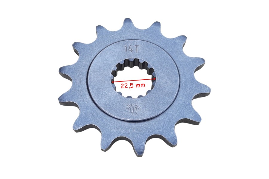 RKS R250 &Ouml;N DİŞLİ 520-14T İ&Ccedil; 22,5 mm 13 FREZE &Ouml;M
