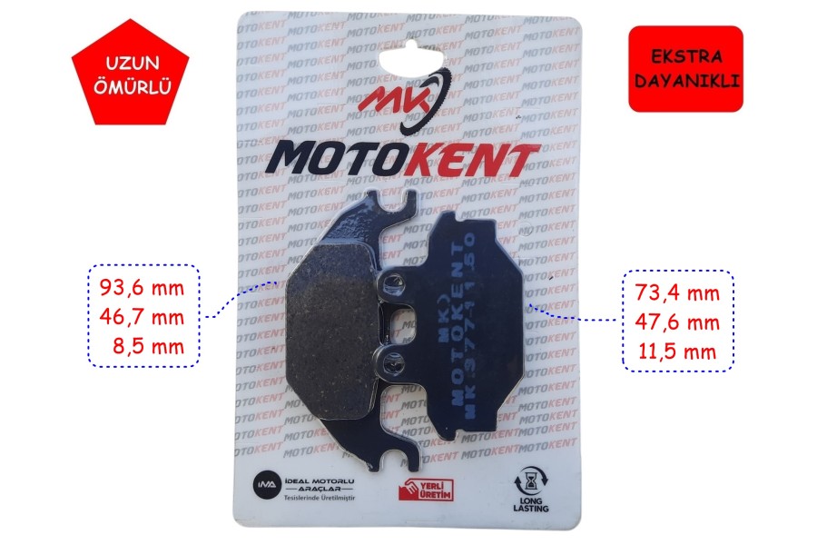 ÖN-ARKA FREN DİSK BALATASI FA377 CFORCE 110 - CECTEK 500 GLADİATOR CAN-AM ÖN-ARKA FREN DİSK BALATASI FA377 CFORCE 110 - CECTEK 500 GLADİATOR CAN-AM