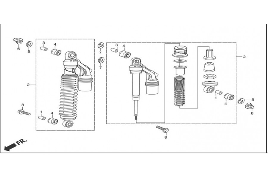 HERO HUNK ARKA AMORTISOR BURC LASTIK HERO HUNK ARKA AMORTISOR BURC LASTIK