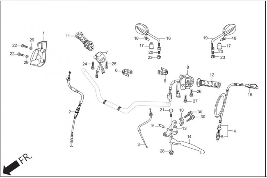 HERO HUNK DIKIZ AYNASI SAG KIRMIZI 