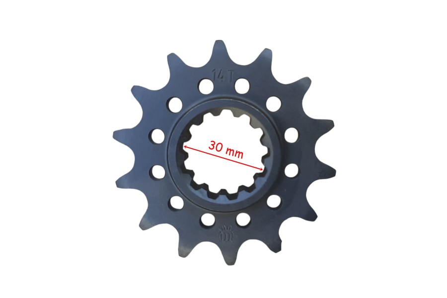 ÖN DİŞLİ 520-14T İÇ 30 mm 13 TIRNAK HONDA CBR 1000 RR ÖM ÖN DİŞLİ 520-14T İÇ 30 mm 13 TIRNAK HONDA CBR 1000 RR ÖM