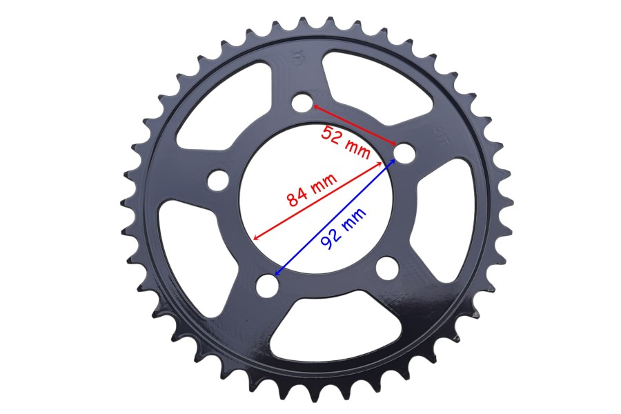 HONDA NX 500 ARKA DİŞLİ 520-44T İ&Ccedil; 84 mm 5 DELİKLİ &Ouml;M