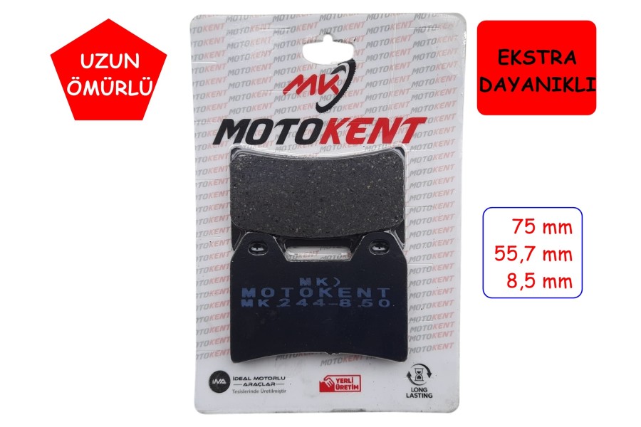 ÖN FREN DİSK BALATASI MTK FA244 KTM 790-1190-1290, YAMAHA XT 660 X, APRİLİA RS 250 ÖN FREN DİSK BALATASI MTK FA244 KTM 790-1190-1290, YAMAHA XT 660 X, APRİLİA RS 250