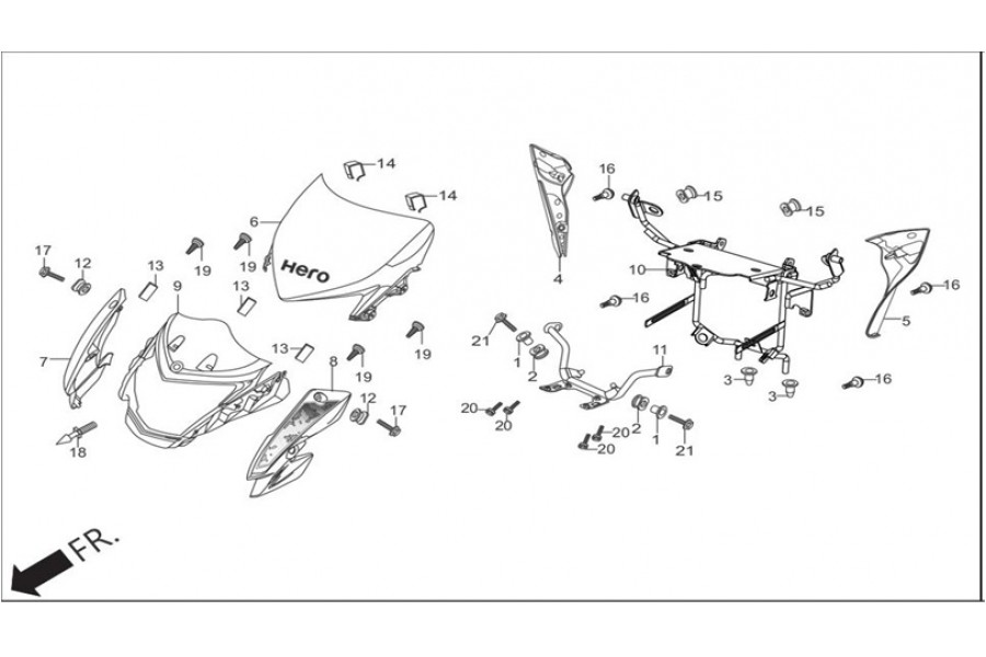 HERO HUNK DIS GRNJ. FAR MUHAFAZA SOL KIRMIZI 