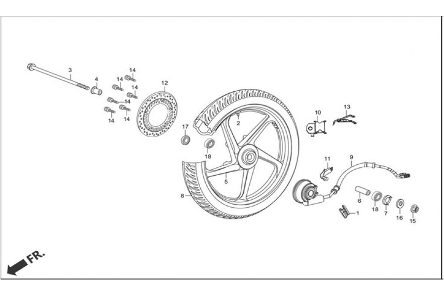 HERO HUNK FREN DISK CIVATASI 8 X 24 HERO HUNK FREN DISK CIVATASI 8 X 24