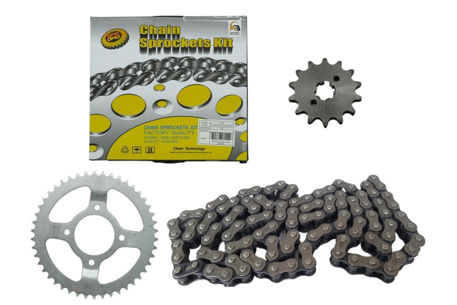 TVS RAİDER 125 ÖN-ARKA DİŞLİ ZİNCİR SET SFR 14-46T 420H-126L TVS RAİDER 125 ÖN-ARKA DİŞLİ ZİNCİR SET SFR 14-46T 420H-126L