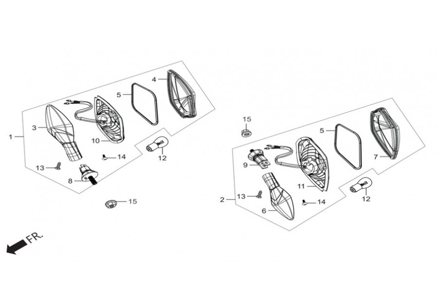 HERO XPULSE 200 SINYAL AMPULU 12V 10W