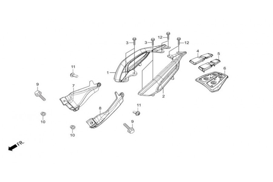 HERO XPULSE 200 DIS GRNJ.YAN KAPAK SOL HERO XPULSE 200 DIS GRNJ.YAN KAPAK SOL