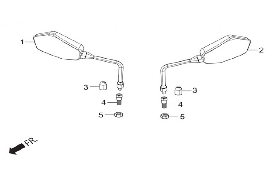 HERO XPULSE 200 DIKIZ AYNA SOMUN KAPAK
