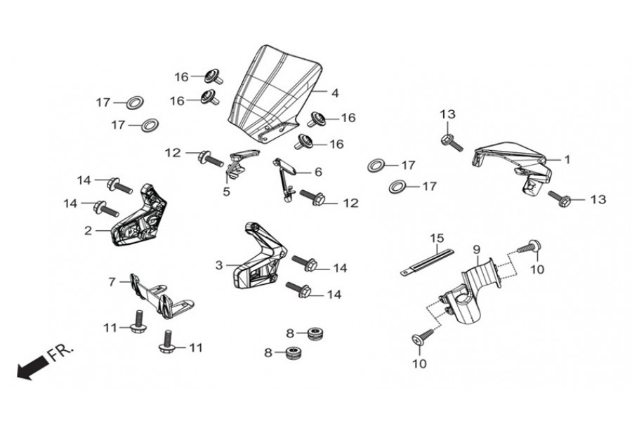 HERO XPULSE 200T FAR BRAKET SAG HERO XPULSE 200T FAR BRAKET SAG