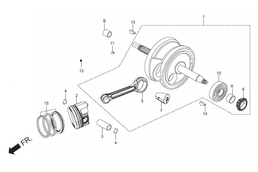 HERO IGNITOR 125 KLIPS PISTON PIMI