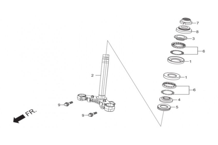 HERO IGNITOR 125 CIVATA FLANSLI 8X40
