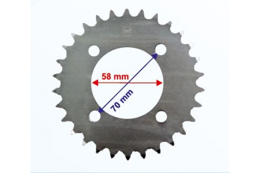 150 KN-MH ARKA DİŞLİ 428-32T İÇ 58 mm ÖM