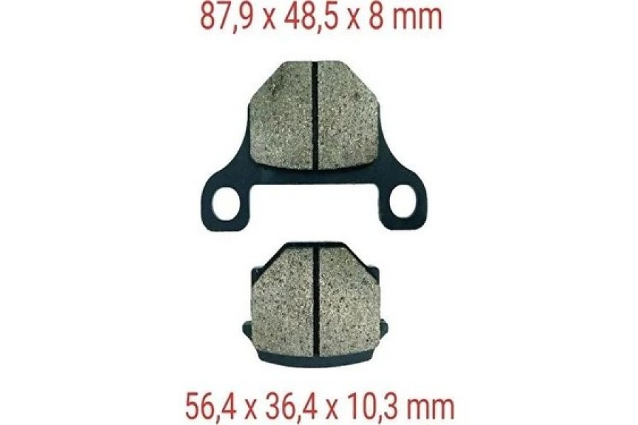 150 KN-MH-MR ÖN FREN DİSK BALATASI FA093 SUZUKİ GN 125(1982-1990) GS 125(1983-1994) KEEWAY SPEED 125