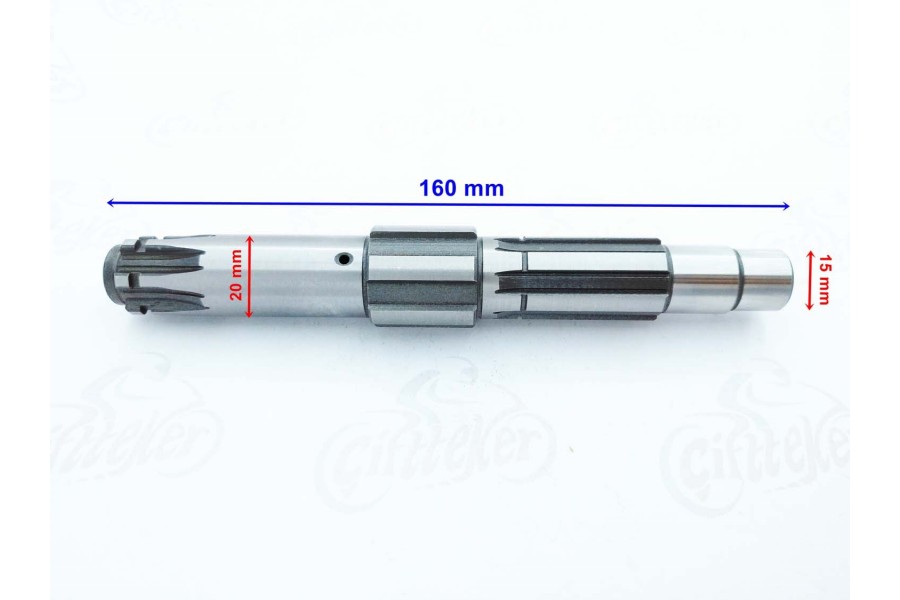 HAOJUE 135 ÖN DİŞLİ MİLİ 160 mm ÖM