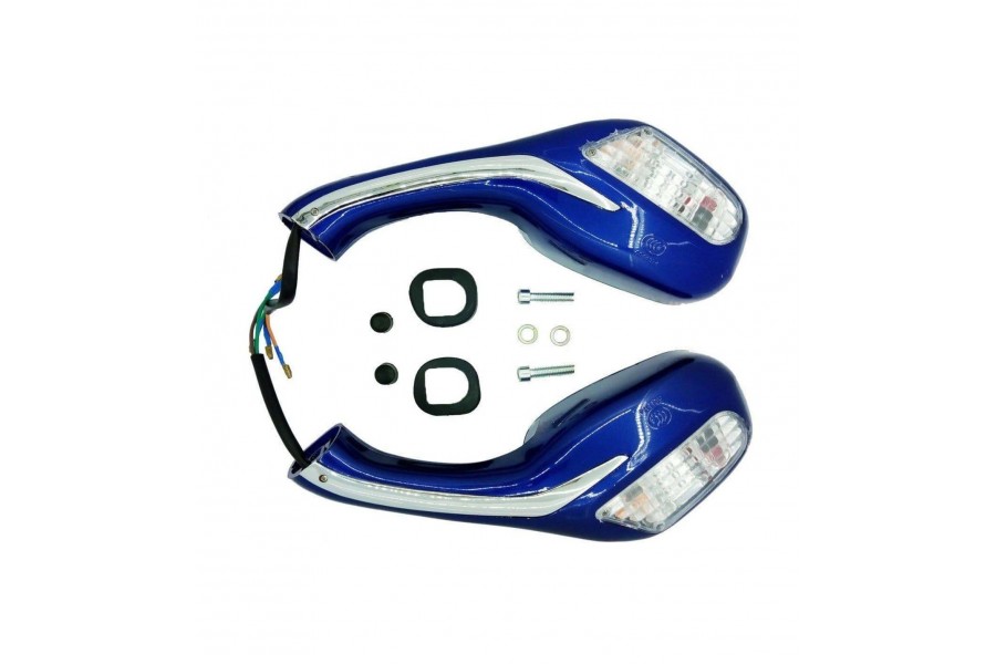 SCOOTER AYNA SİNYALLİ MAVİ SCOOTER AYNA SİNYALLİ MAVİ